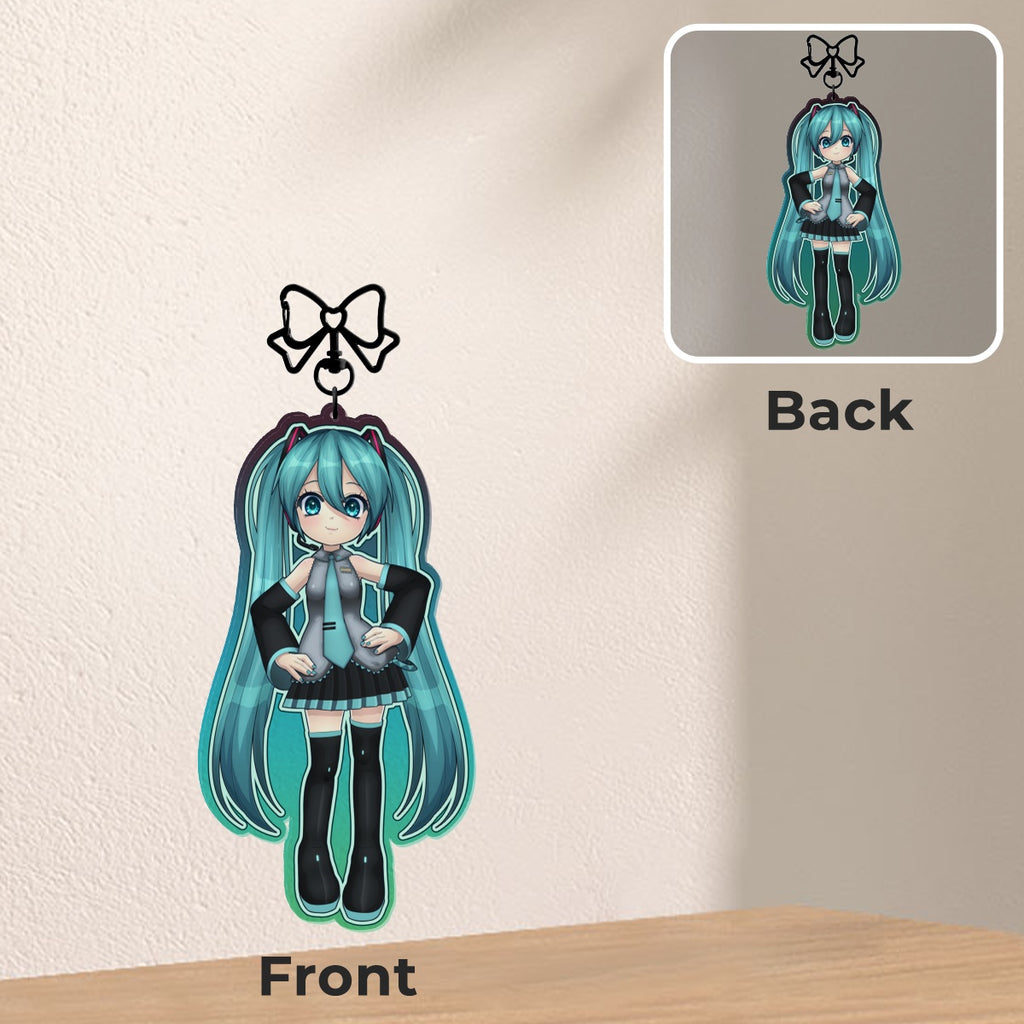 Clear Colored Acrylic Keychain | Hatsune Miku: Normal