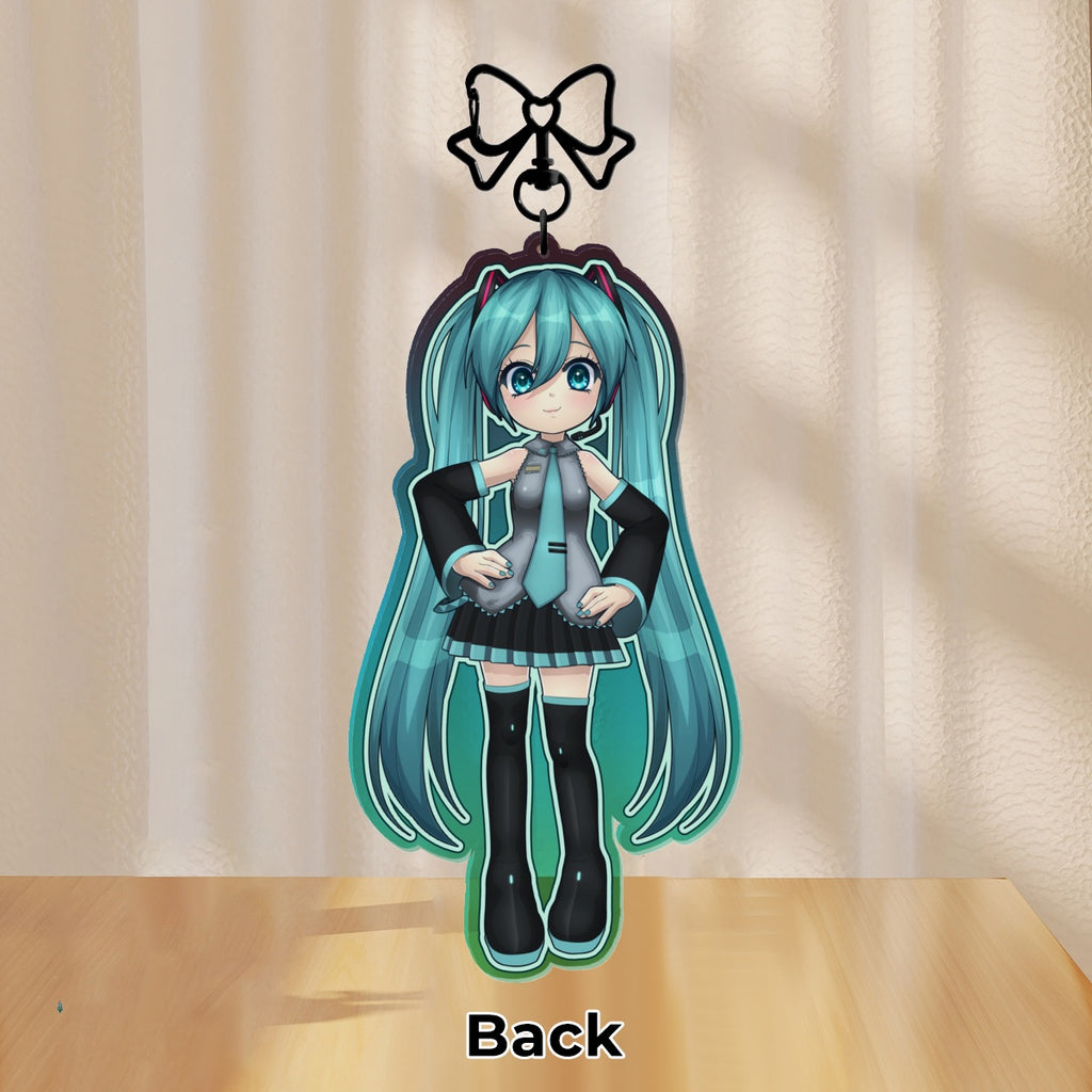 Clear Colored Acrylic Keychain | Hatsune Miku: Normal