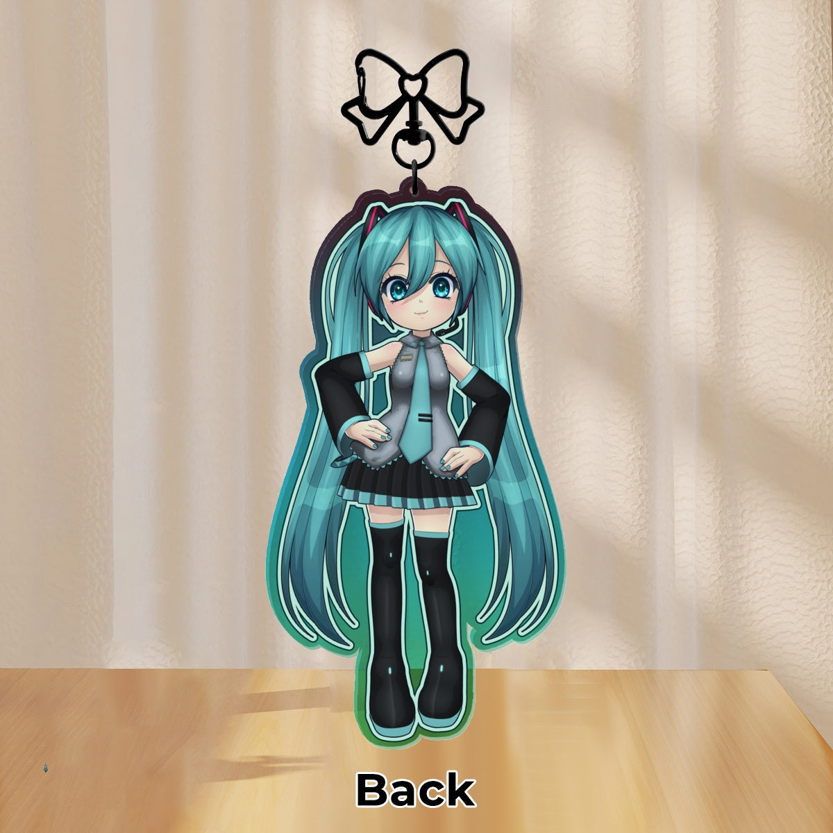 Clear Colored Acrylic Keychain | Hatsune Miku: Normal